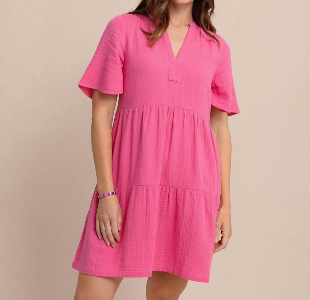 NEW SOUTHERN TIDE harper dress in very berry